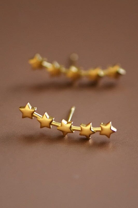 18K Gold Plated Stud Earrings