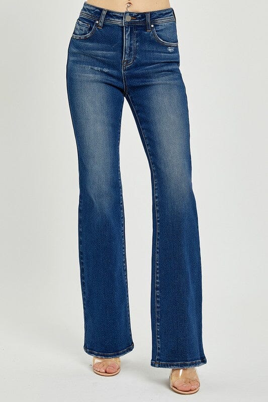 RISEN Dark Wash High Rise Bootcut Jeans