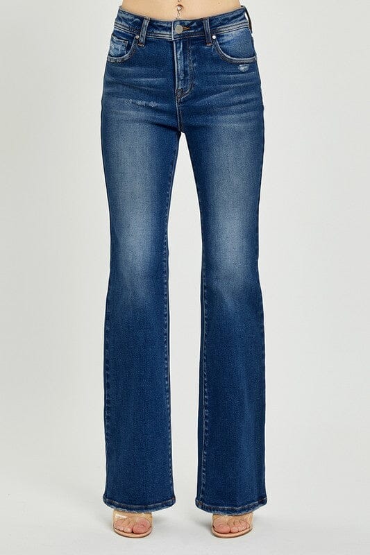 RISEN Dark Wash High Rise Bootcut Jeans