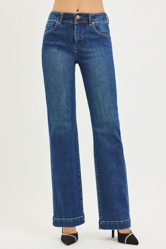 RISEN Tummy Control High Rise Bootcut Jeans