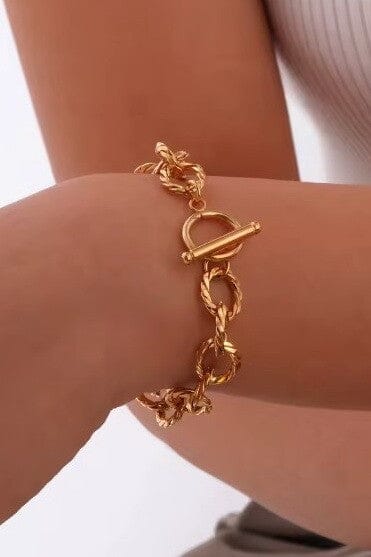 18k Gold Dipped Chain Bracelet