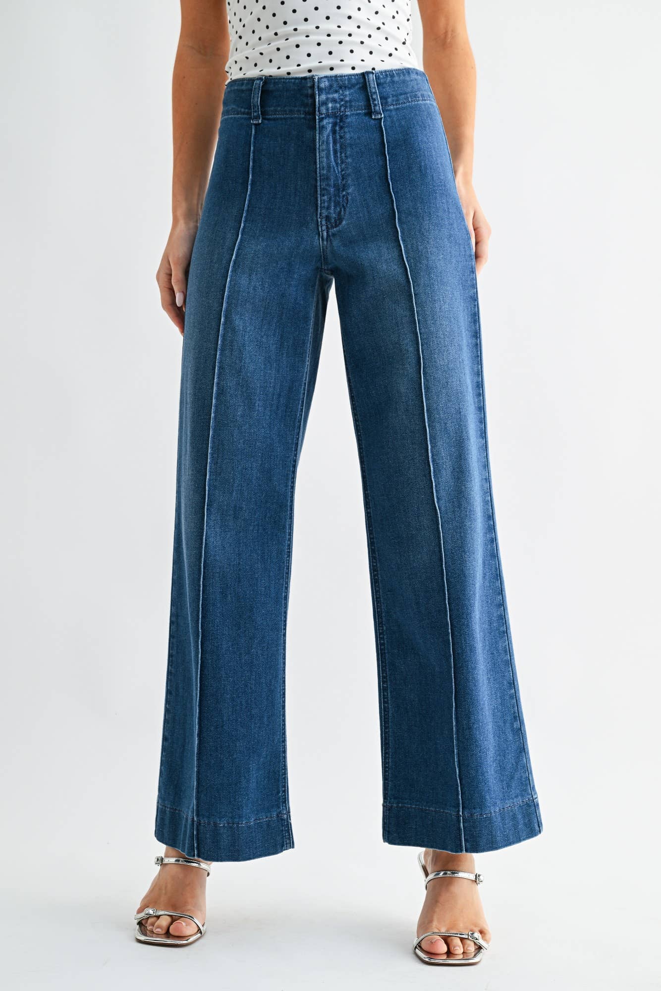 DP835 - MD - Pintuck Trouser Wide Leg