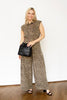 Leopard Casual Wide Leg Jumpsuit