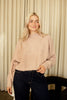 Rose Cable Knit Cropped Sweater