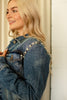 Hidden Studded Denim Jacket