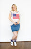 American Flag Crochet Sleeveless Top