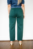 RISEN Hunter Green High Rise Ankle Cuffed Barrel Jeans